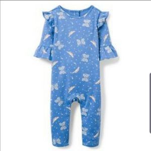 Janie and Jack light blue cotton one piece 18-24m